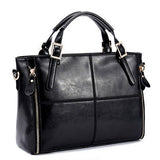 Luxury Handbags Women Designer Split Leather Brand Top-handle Female Shoulder Bags