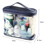 Travel Transparent Waterproof Toiletry Kit Large Capacity Pouch
