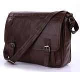 Vintage Fashion Genuine Leather Business Messenger Travel Bag