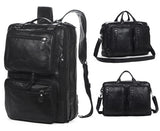 Multi-functional Genuine Leather Backpack Travel Large Capacity rucksack Bag