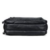 Large Men Leather Handbgs Male Genuine Leather Business Travel Brifcases Bag Men's 15.6 Inch Laptop Shoulder Bag Business A4 Bag