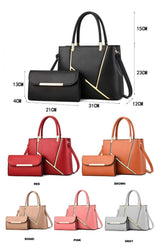 Fashion Stitching pattern PU Leather Shoulder Bags for Women Business Handbags Travel Luxury Hand Bag Female Large Shoulder Bag