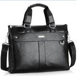 Casual Shoulder Business Briefcase PU Leather Messenger Bag Computer Laptop Handbag Bag Travel Bags