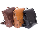 High Quality England Vintage Style PU Leather Men Backpacks