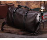 Luxury Brand Natural Genuine Leather travel Vintage handbags Business Luggage bag