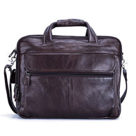Fashion Genuine Leather Office Handbag Business Casual Men's Travel 17